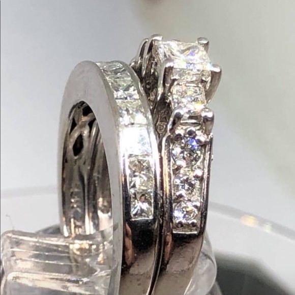 Diamonds 14k gold ring&ban great deal worth $5000 - Picture 4 of 8